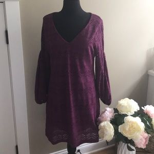 Maeve Anthropologie Plum dress M